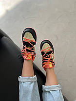 Жіночі кросівки Nike Dunk Low Black Pink Кеди Найк Данк Лоу чорні з рожевим шкіряні демісезон, фото 6