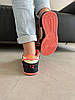 Жіночі кросівки Nike Dunk Low Black Pink Кеди Найк Данк Лоу чорні з рожевим шкіряні демісезон, фото 10