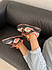 Жіночі кросівки Nike Dunk Low Black Pink Кеди Найк Данк Лоу чорні з рожевим шкіряні демісезон, фото 7