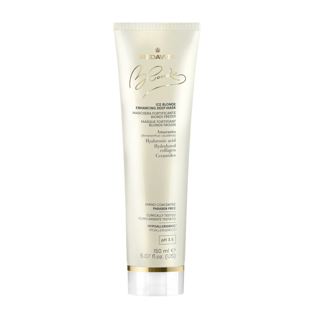 Живильна маска для холодних відтінків блонду Medavita Blonde Enhancing Deep Mask