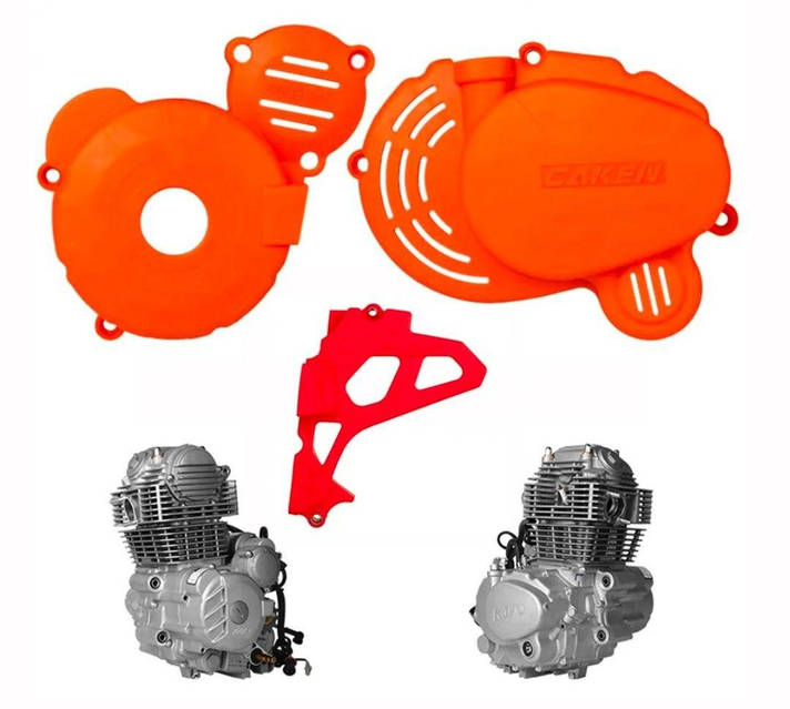 Защита двигателя на мотоцикл эндуро комплект для двигателя