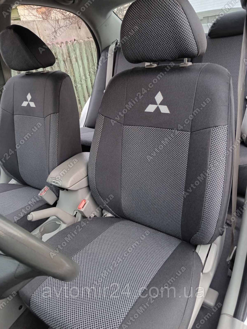 Чохли в салон Mitsubishi L200 2006- чохли для сидінь Мітсубісі Л200 авто чохли Mitsubishi L200