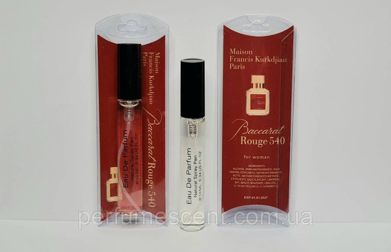 Мініпарфуми Maison Francis Kurkdjian Baccarat Rouge 540 10 мл унісекс