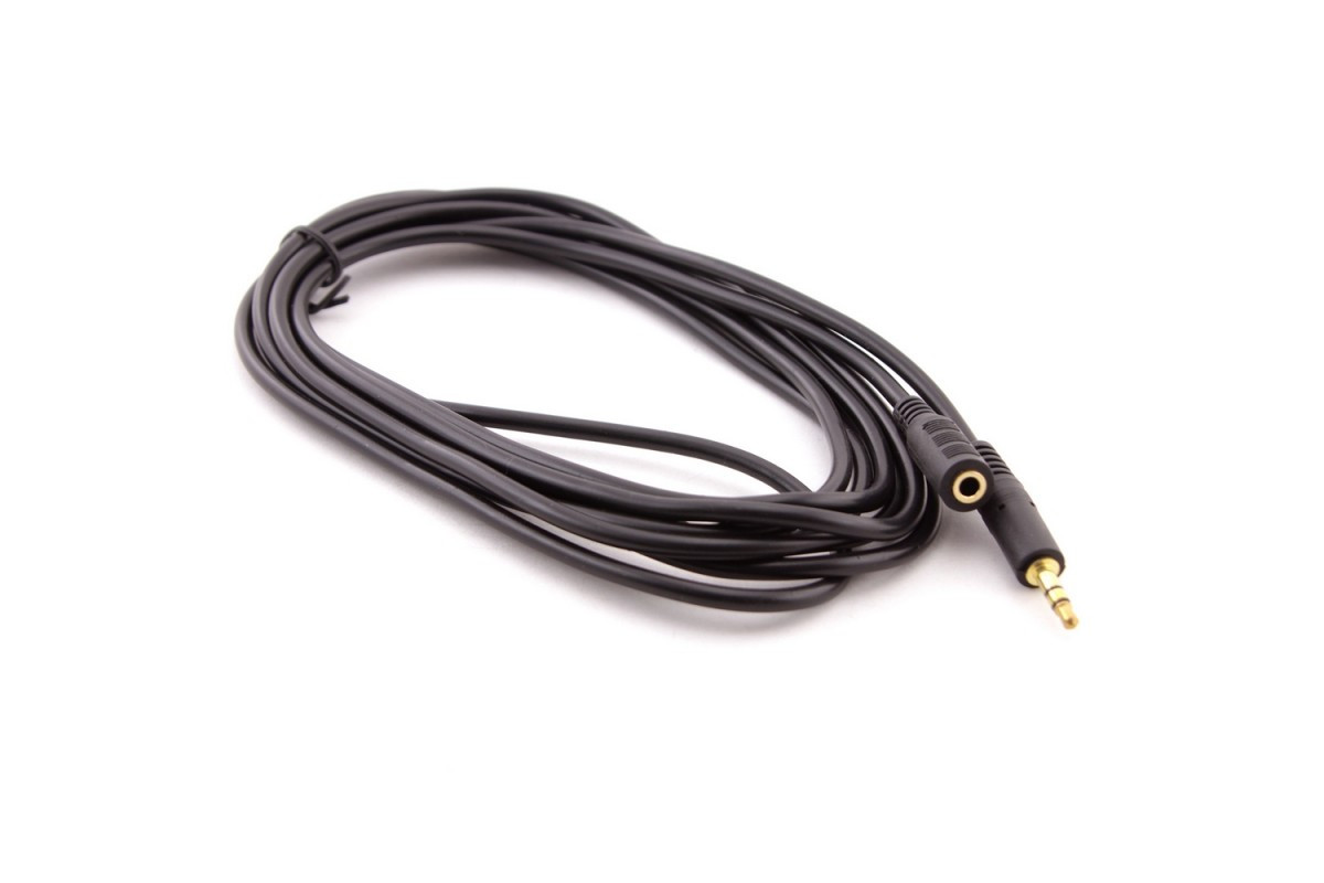 Подовжувач Audio DC3.5 тато-мама 1.5м, GOLD Stereo Jack, Voltronic, Арт.56495