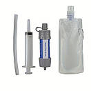Фільтр портативний для води туристичний похідний Water Filter Straw блакитний, фото 10