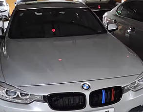 Решітка радіатора подвiйнi BMW (БМВ) 3 series F30, F31, F35 (2012-2016) Ноздрі рестайлінг решітки ф30 подвiйнi