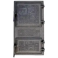 Дверцята чавунні спарені "Модерн", 265х480 мм