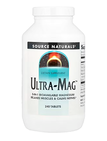 Ultra-Mag, Магнієвий комплекс, Source Naturals, 240 таблеток
