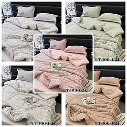 Постільна білизна з ковдрою 4 сезони євро розмір 200х230