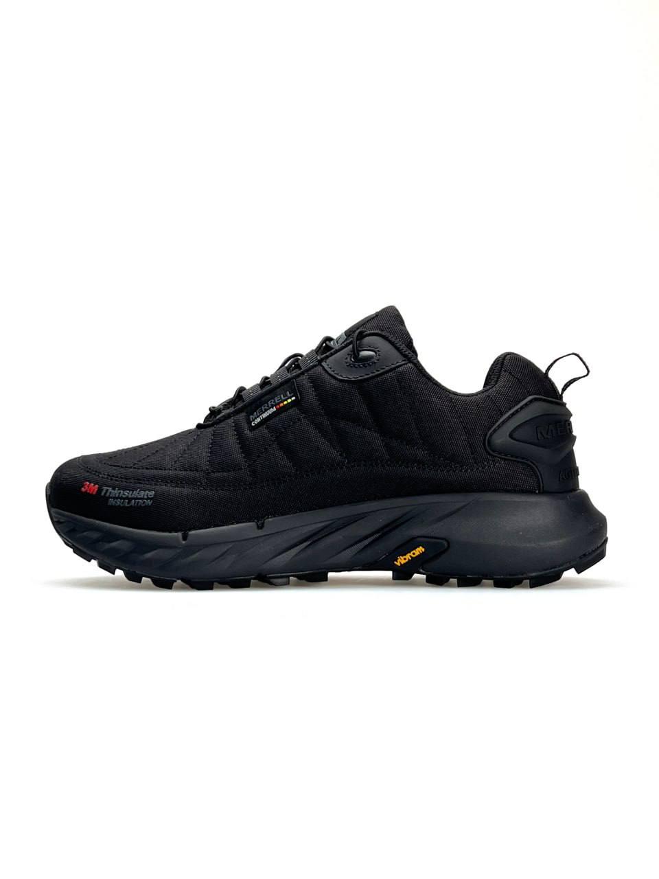 Чоловічі кросівки Merrell Continium 3M Trinsulate Termo All Black, єврозима кроси чорні. 41