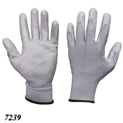 Рукавиці стрейчеві чорна заливка 300А (12шт)