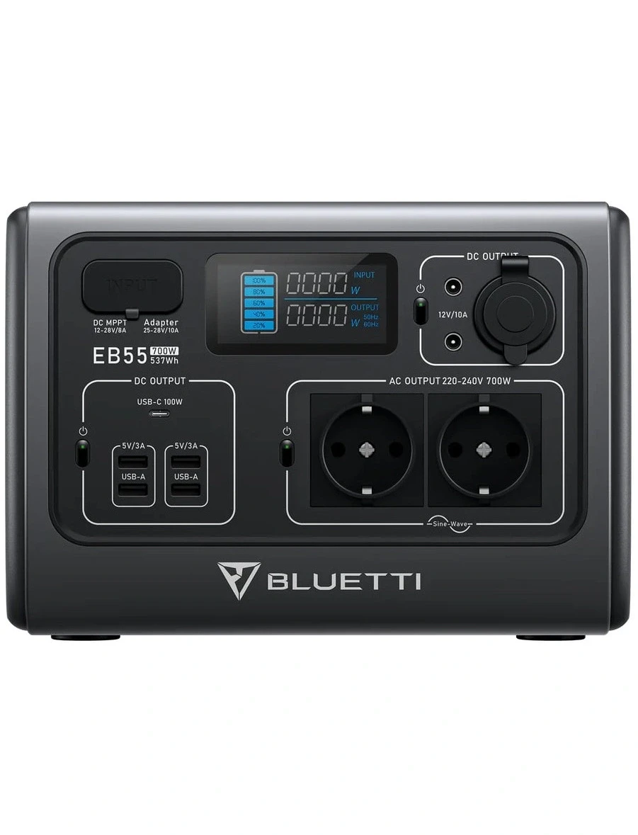 Зарядна станція Bluetti PowerOak EB55, 700 Вт, 537 Вт*год, фото 1