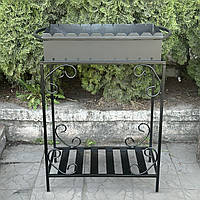 Мангал із дровницею на 9 шампурів 3мм