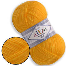 Alize LanaGold 800, Жовтий №216
