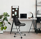 Офісне крісло ергономічне для роботи за комп’ютером B-487 ортопедичне комп’ютерне крісло для дому та офісу чорний, фото 9