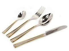 Набір столових приладів з 72 предметів у подарунковій валізі Bachmayer BM-7253 на 12 персон ложки, виделки (вилки), ножі