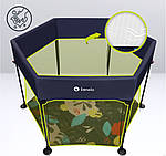 Манеж дитячий складаний Lionelo Roel 135 x 135 + подарунок 3 килимки, фото 9