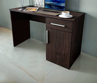 Стіл письмовий прямий Tobi Sho ST-0003 з тумбою 1200х760х500 Венге темний