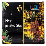 Гірлянда "Сніжинки" 140 LED, різнобарвні, 3,2 метра, електромережа, фото 3