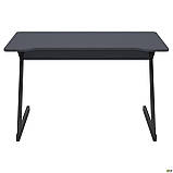 Стіл комп'ютерний Декстер / Dexter DX1200 (1200х600х750Н) каркас чорний графіт / стільниця Антрацит, фото 7