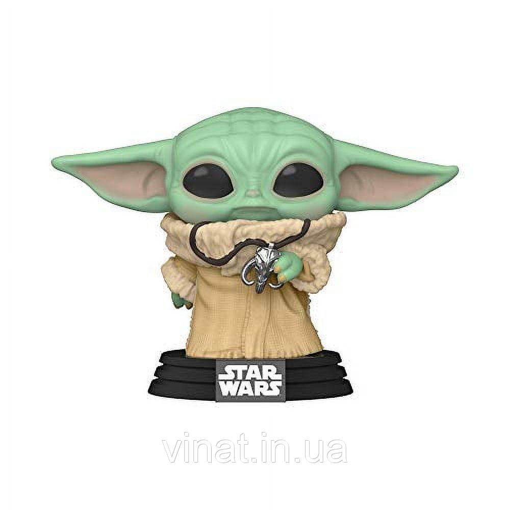 Колекційна фігурка Funko Pop Bobble Star Wars Mandalorian The Child Baby Yoda The Child with Pendant Зіркові воїни Мандалорець