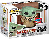 Колекційна фігурка Funko Pop Bobble Star Wars Mandalorian The Child Baby Yoda The Child with Pendant Зіркові воїни Мандалорець, фото 3