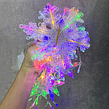 Гірлянда "Сніжинки" 140 LED, різнобарвні, 3,2 метра, електромережа, фото 2