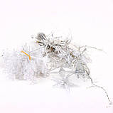 Гірлянда "Сніжинки" 140 LED, різнобарвні, 3,2 метра, електромережа, фото 4