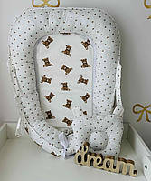 Кокон, гніздечко для новонародженого, кокон позиціонер для дитини, кокон для сну Angelok-child