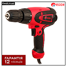 Дриль шурупокрут мережевий 550 Вт Edon KW DS-550 750 об хв Патрон швидкозатискний Діаметр патрона 10 мм