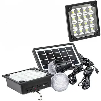 Сонячна підвісна система з двома лампочками CCLamp CL-053 та Power Bank