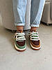 Чоловічі кросівки Nike Air Force Voodoo low Brown Green Nike Air Force Voodoo low Brown Green Найк Аїр Форс зелені з коричневим де, фото 7