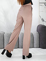 Штани з високою талією, артикул 890, мокко / кава з молоком