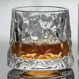 Крутий танцювальний келих обертовий стакан 160 мл із деревяною підставкою води, фото 2