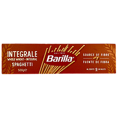 Спагетті інтеграле цільнозернові №5 Барілла Barilla spaghetti 500g 24шт/ящ (Код: 00-00003479)
