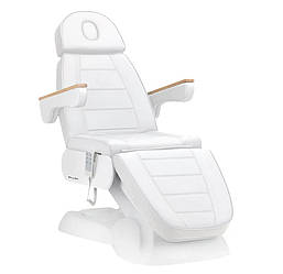 Кушетка косметологічна електрична Sillon Lux 273B з підігрівом (3 мотори), white
