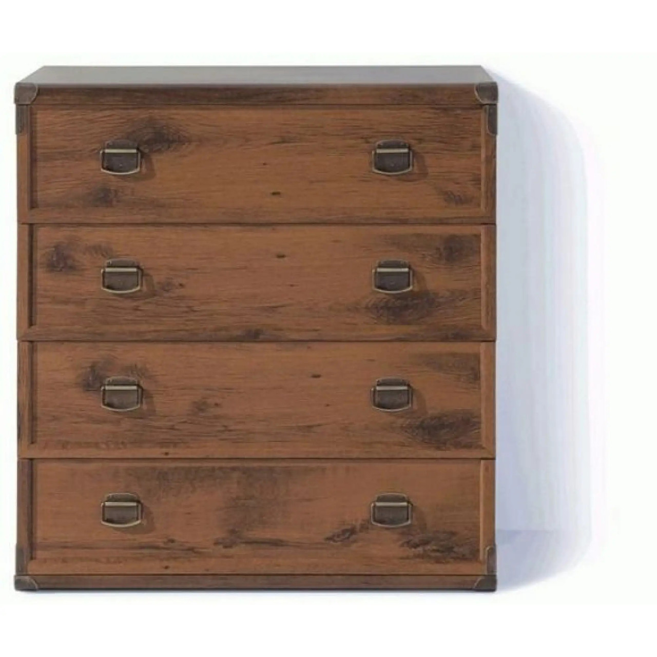 Комод в спальню ВМК (БРВ) Індіана JKOM4S/80 Дуб шутер (GRB-1577) \