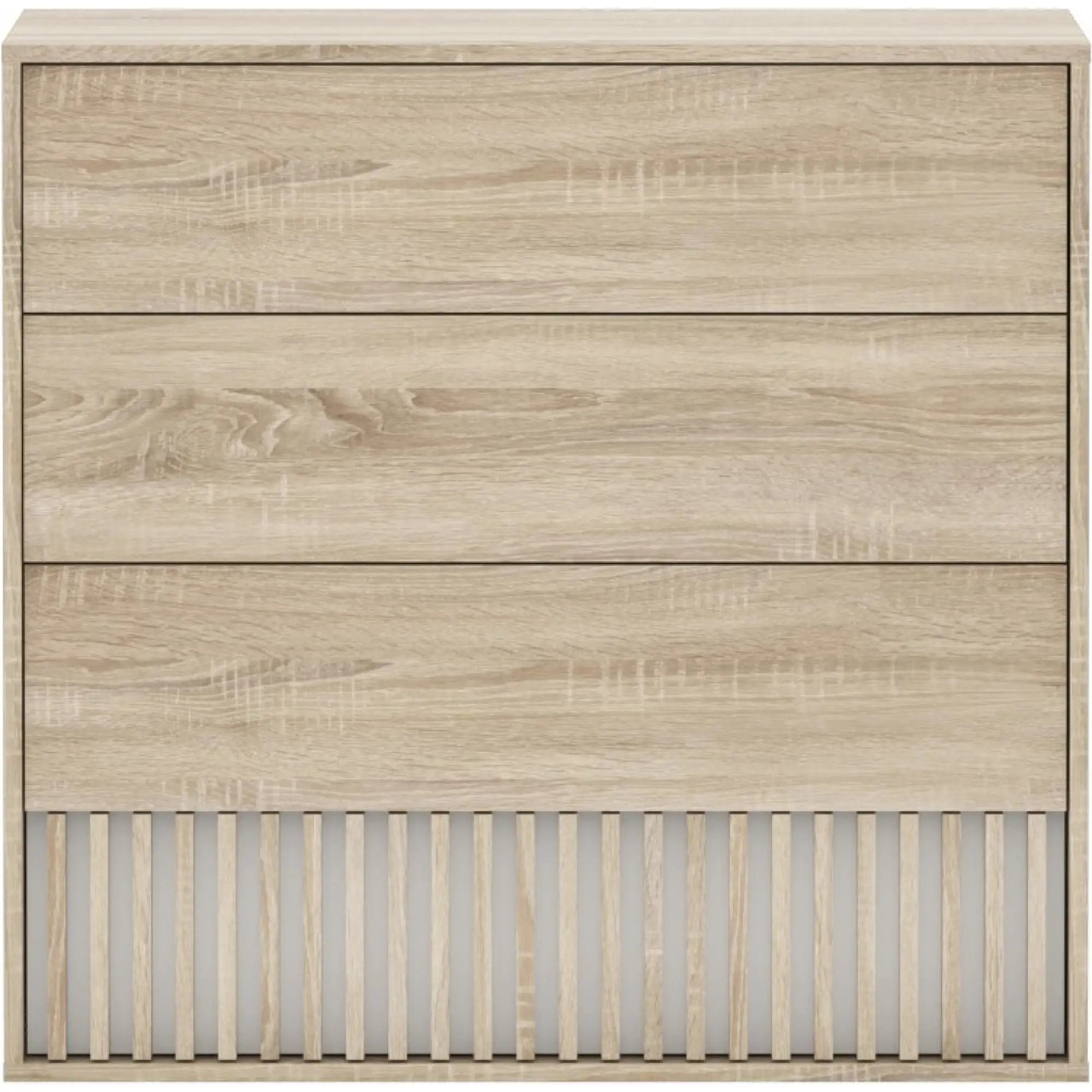 Комод в спальню Гербор Брус KOM4S (телескопи) Дуб сонома + Німфея альба (GRB-1116) \