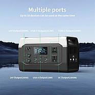 Зарядна станція XPower 1800 Вт, 1024 Вт*год (електростанція для дому, UPS, ДБЖ), фото 5