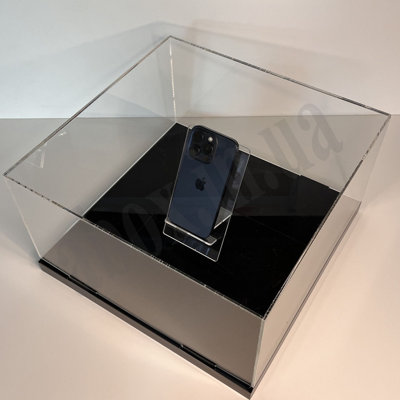 Куб для демонстрації товарів з чорним дном, фото 1