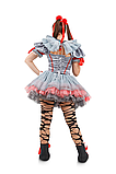 Клоунесса "Пенівайз" карнавальний костюм для аніматора р 44-46, фото 3