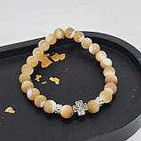 Браслет на 23 намистини з перламутру, фото 3