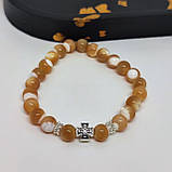 Браслет на 23 намистини з перламутру, фото 2