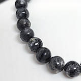 Браслет на 23 намистини з лабрадориту, фото 3