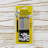 Свічки для торта Магічні (уп 10шт)