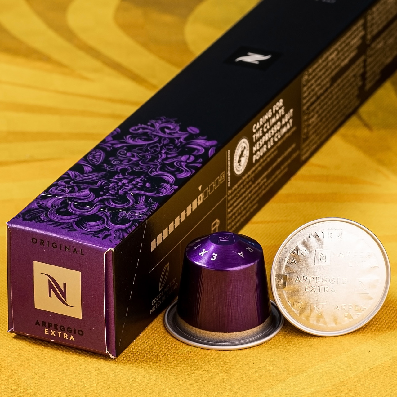 Капсульна кава Nespresso Arpeggio Extra — Какао й інтенсивне обсмажування, Швейцарія (10 шт.)