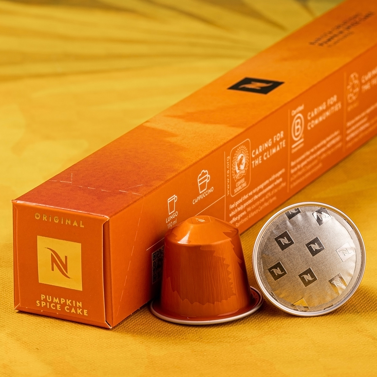 Nespresso капсули Pumpkin Spice Cake, Швейцарія (10 шт.)