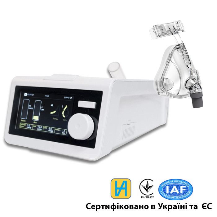 Апарат неінвазивної вентиляції  OXYDOC Авто CPAP/APAP (Туреччина) + маска(L) + комплект.