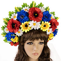 Український вінок високий на голову Мар'яна (р. 56-60) 9344