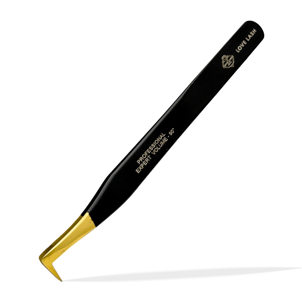 Пінцет LoveLash Twin 90° Matte-Black